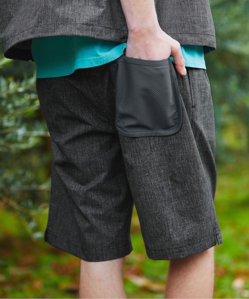 The DUFFER of ST.GEORGE(ザダファーオブセントジョージ)の「セットアップ対応 ポリエステルドットメッシュ ショーツ(その他パンツ・メンズ・グレー/ネイビー・X-LARGE/LARGE/MEDIUM)」の9枚目の写真