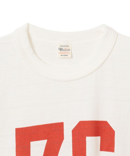 BEAMS PLUS(ビームスプラス)の「【別注】WAREHOUSE & CO. / Lot 4601 Print Tshirt #1(Tシャツ/カットソー・メンズ・グレー/ブラック系その他4/ワイン/ネイビー/オフホワイト・XL/S/L/M)」の7枚目の写真