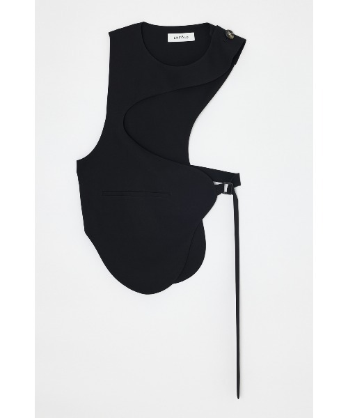 ENFOLD(エンフォルド)の「VEST PARTS(ベスト・レディース・ブラック・38)」の1枚目の写真