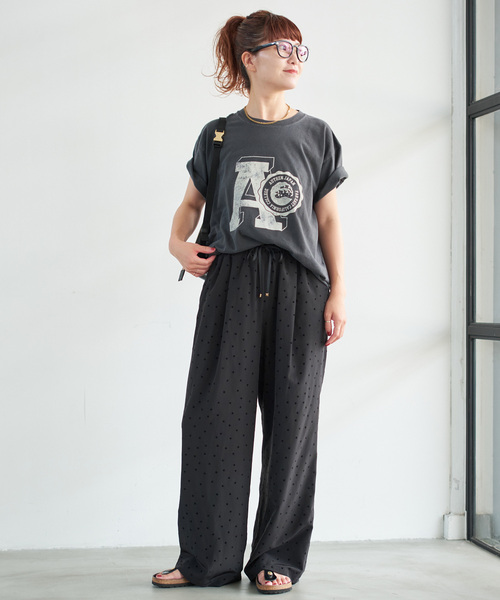 Spick & Span(スピックアンドスパン)の「《追加》フロッキードットイージーパンツ(その他パンツ・レディース・マルチ/その他4・38/36)」の3枚目の写真
