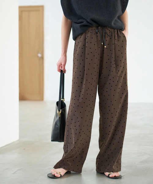 Spick & Span(スピックアンドスパン)の「《追加》フロッキードットイージーパンツ(その他パンツ・レディース・マルチ/その他4・38/36)」の11枚目の写真