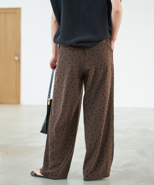 Spick & Span(スピックアンドスパン)の「《追加》フロッキードットイージーパンツ(その他パンツ・レディース・マルチ/その他4・38/36)」の15枚目の写真