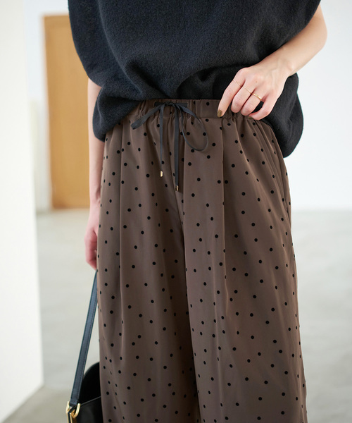 Spick & Span(スピックアンドスパン)の「《追加》フロッキードットイージーパンツ(その他パンツ・レディース・マルチ/その他4・38/36)」の16枚目の写真