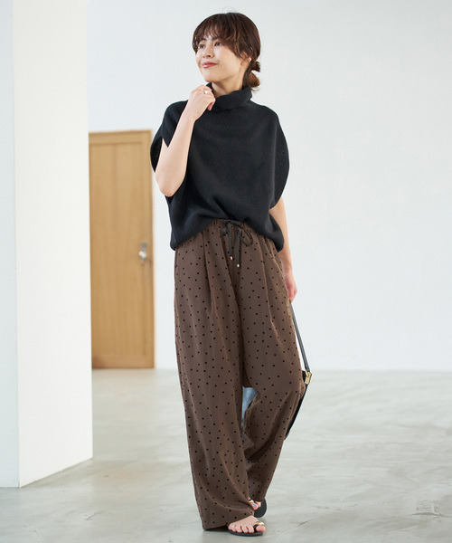 Spick & Span(スピックアンドスパン)の「《追加》フロッキードットイージーパンツ(その他パンツ・レディース・マルチ/その他4・38/36)」の18枚目の写真