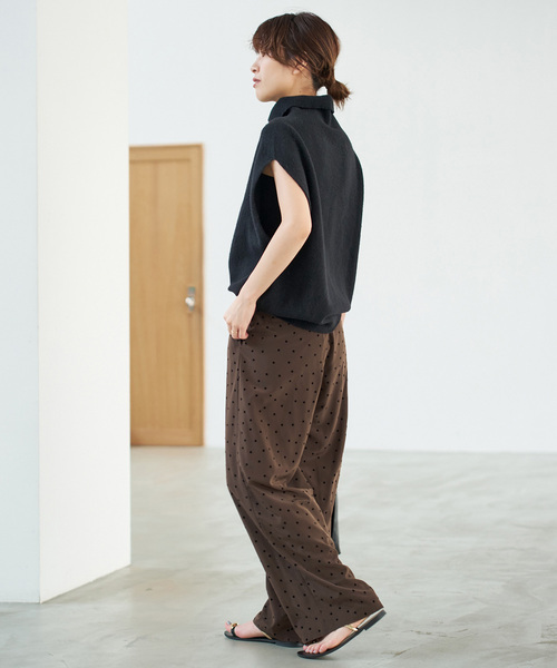 Spick & Span(スピックアンドスパン)の「《追加》フロッキードットイージーパンツ(その他パンツ・レディース・マルチ/その他4・38/36)」の19枚目の写真