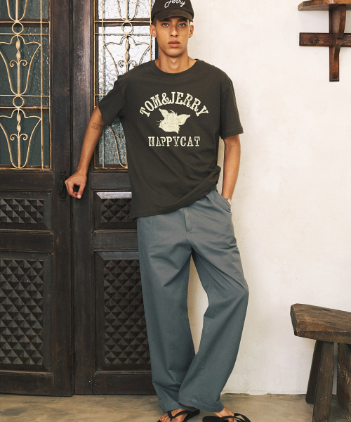 SHIRTER(シャーター)の「TJS HAPPY CAT T-SHIRT (BROWN)(Tシャツ/カットソー・メンズ・その他・MEDIUM/LARGE/SMALL)」の5枚目の写真