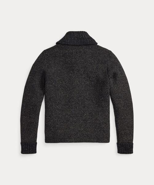 RRL(ダブル アール エル)の「ジャカードニット ショールカラー カーディガン(カーディガン/ボレロ・メンズ・ネイビー系1・S/M/L/XL/XS)」の9枚目の写真