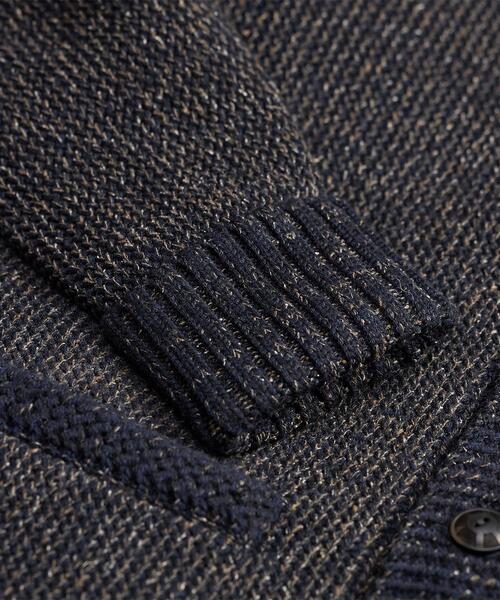 RRL(ダブル アール エル)の「ジャカードニット ショールカラー カーディガン(カーディガン/ボレロ・メンズ・ネイビー系1・S/M/L/XL/XS)」の7枚目の写真