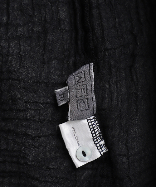 plage(プラージュ)の「《追加》LES ATELIERS FRANCAIS DE CONFECTION 別注 OPEN BTN 2WAY ブラウス 3(シャツ/ブラウス・レディース・ブラック・FREE)」の13枚目の写真