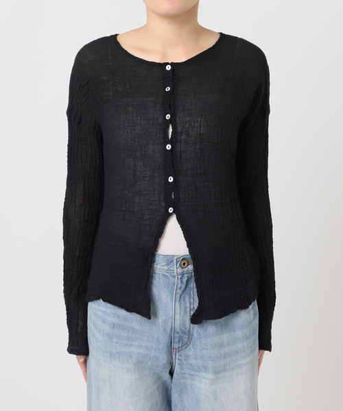 plage(プラージュ)の「《追加》LES ATELIERS FRANCAIS DE CONFECTION 別注 OPEN BTN 2WAY ブラウス 3(シャツ/ブラウス・レディース・ブラック・FREE)」の20枚目の写真