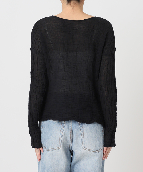 plage(プラージュ)の「《追加》LES ATELIERS FRANCAIS DE CONFECTION 別注 OPEN BTN 2WAY ブラウス 3(シャツ/ブラウス・レディース・ブラック・FREE)」の22枚目の写真