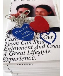 AFTERNOONLIVE（アフタヌーンライブ）の「Melted Our Hearts Keyring(classic blue)（キーケース/キーアクセサリー）」