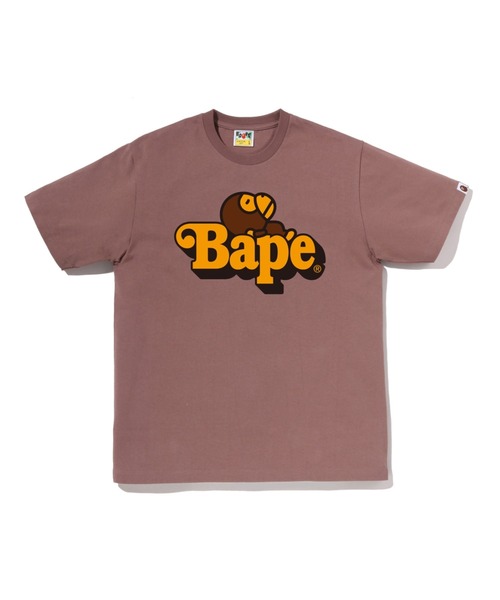 A BATHING APE(アベイシングエイプ)の「MILO ON BAPE TEE(Tシャツ/カットソー・メンズ・ホワイト/ブラック/ブルー/ピンク/ブラウン・XX-LARGE/SMALL/X-LARGE/LARGE/MEDIUM/XXX-LARGE)」の3枚目の写真