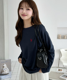 フレアスリーブ ボーダーカットソー」に該当するTシャツ/カットソー