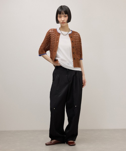 ADAM ET ROPE'(アダムエロペ)の「【定番】ラウンドフラットシューズ(パンプス・レディース・ブラック/レンガ・24.5/24/23.5/23)」の5枚目の写真