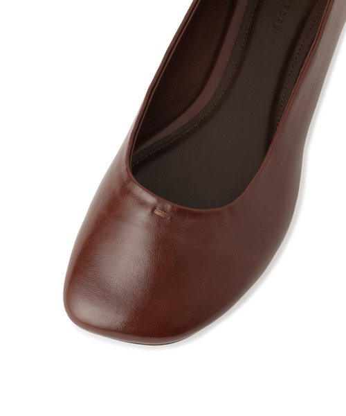 ADAM ET ROPE'(アダムエロペ)の「【定番】ラウンドフラットシューズ(パンプス・レディース・ブラック/レンガ・24.5/24/23.5/23)」の11枚目の写真
