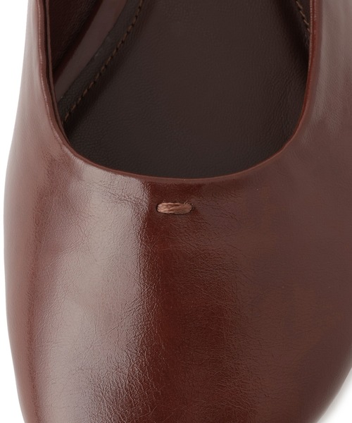 ADAM ET ROPE'(アダムエロペ)の「【定番】ラウンドフラットシューズ(パンプス・レディース・ブラック/レンガ・24.5/24/23.5/23)」の12枚目の写真