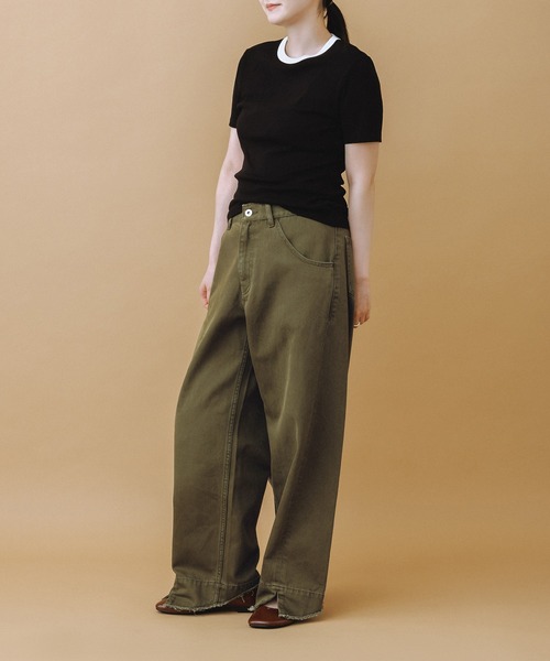 ADAM ET ROPE'(アダムエロペ)の「【定番】ラウンドフラットシューズ(パンプス・レディース・ブラック/レンガ・24.5/24/23.5/23)」の20枚目の写真