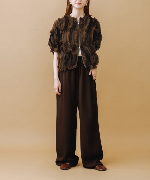 ADAM ET ROPE'(アダムエロペ)の「【定番】ラウンドフラットシューズ(パンプス・レディース・ブラック/レンガ・24.5/24/23.5/23)」の21枚目の写真