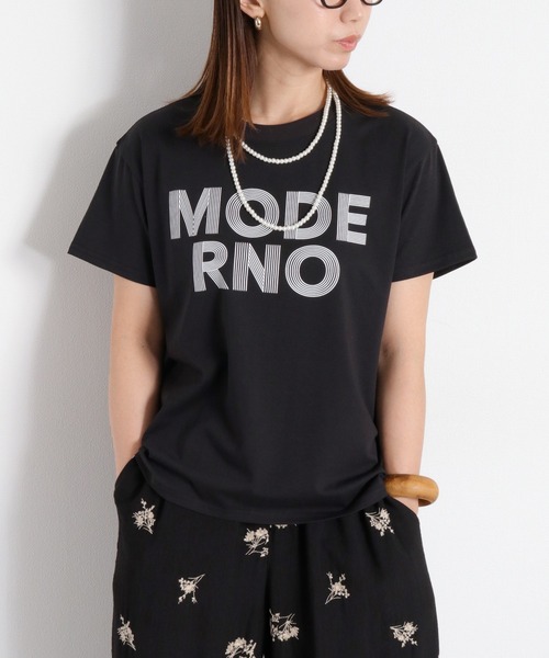 cepo(セポ)の「〈接触冷感 ICE TEE〉ロゴプリントショートスリーブTee(Tシャツ/カットソー・レディース・ブラック/オフホワイト・M)」の2枚目の写真