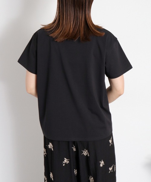 cepo(セポ)の「〈接触冷感 ICE TEE〉ロゴプリントショートスリーブTee(Tシャツ/カットソー・レディース・ブラック/オフホワイト・M)」の15枚目の写真