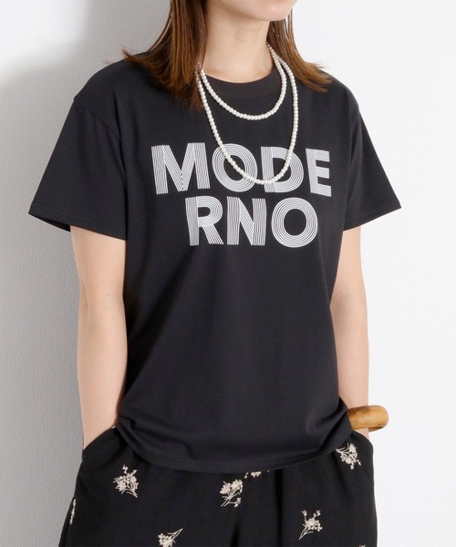 cepo(セポ)の「〈接触冷感 ICE TEE〉ロゴプリントショートスリーブTee(Tシャツ/カットソー・レディース・ブラック/オフホワイト・M)」の16枚目の写真