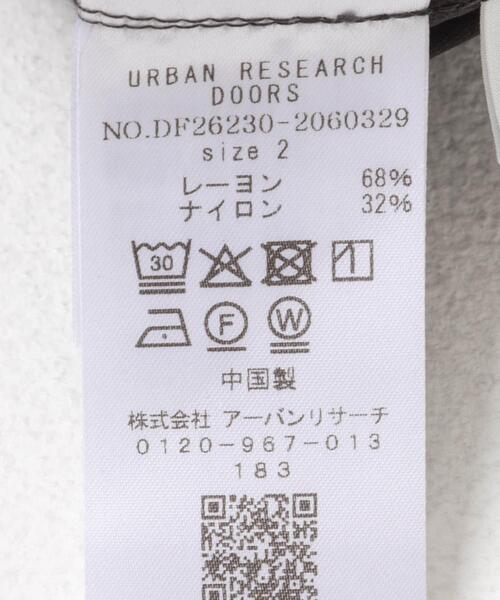 FORK&SPOON(フォークアンドスプーン)の「FORK&SPOON バックジップワンピース(ワンピース・レディース・キャメル/チャコールグレー/ブラック・2/1)」の6枚目の写真
