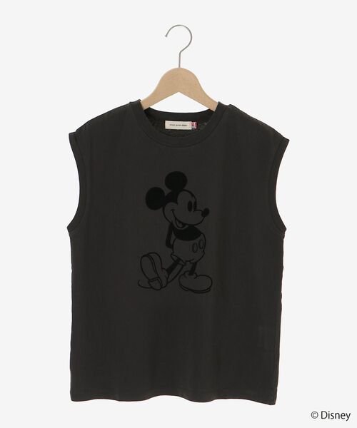le.coeur blanc(ルクールブラン)の「GOOD ROCK SPEED/Mickey/ノースリT(Tシャツ/カットソー・レディース・ブラウン/チャコールグレー/ネイビー・38)」の4枚目の写真