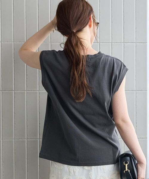 le.coeur blanc(ルクールブラン)の「GOOD ROCK SPEED/Mickey/ノースリT(Tシャツ/カットソー・レディース・ブラウン/チャコールグレー/ネイビー・38)」の9枚目の写真