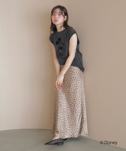 le.coeur blanc(ルクールブラン)の「GOOD ROCK SPEED/Mickey/ノースリT(Tシャツ/カットソー・レディース・ブラウン/チャコールグレー/ネイビー・38)」の18枚目の写真