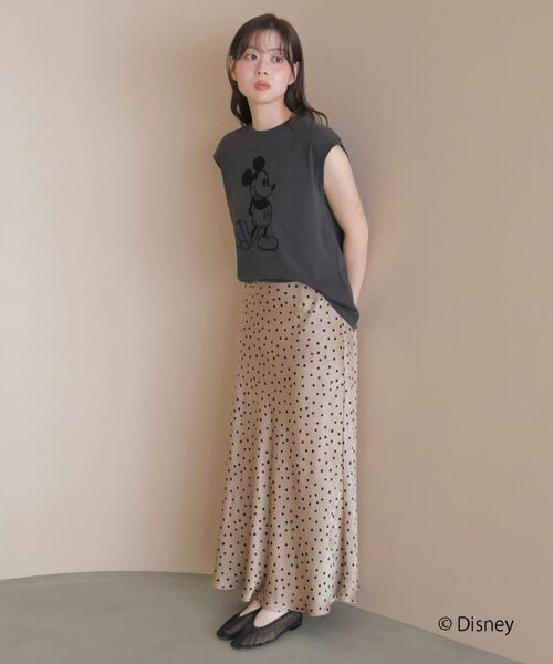 le.coeur blanc(ルクールブラン)の「GOOD ROCK SPEED/Mickey/ノースリT(Tシャツ/カットソー・レディース・ブラウン/チャコールグレー/ネイビー・38)」の19枚目の写真