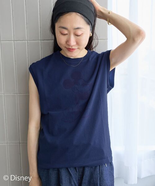 le.coeur blanc(ルクールブラン)の「GOOD ROCK SPEED/Mickey/ノースリT(Tシャツ/カットソー・レディース・ブラウン/チャコールグレー/ネイビー・38)」の22枚目の写真