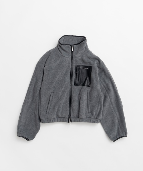PRANK PROJECT(プランクプロジェクト)の「【2026Autumn Pre-Order】クロップドフリースジャケット / Cropped Fleece Jacket(その他アウター・レディース・レッド/チャコールグレー/ネイビー・FREE)」の16枚目の写真
