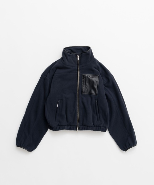 PRANK PROJECT(プランクプロジェクト)の「【2026Autumn Pre-Order】クロップドフリースジャケット / Cropped Fleece Jacket(その他アウター・レディース・レッド/チャコールグレー/ネイビー・FREE)」の18枚目の写真