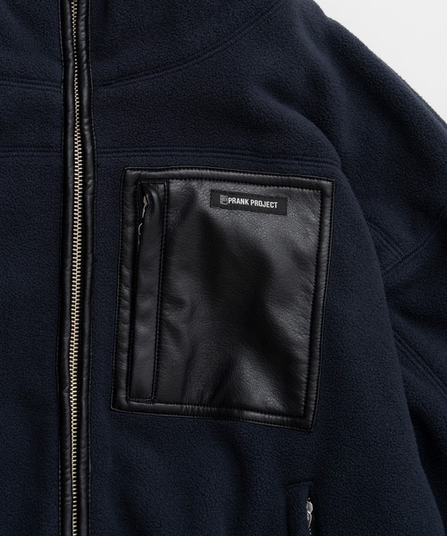 PRANK PROJECT(プランクプロジェクト)の「【2026Autumn Pre-Order】クロップドフリースジャケット / Cropped Fleece Jacket(その他アウター・レディース・レッド/チャコールグレー/ネイビー・FREE)」の20枚目の写真