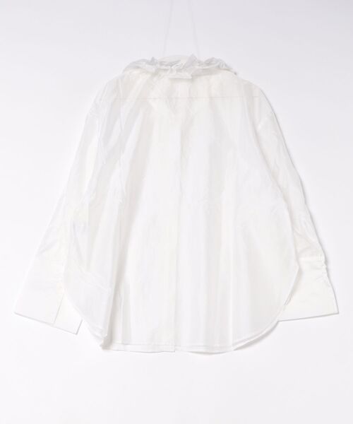 Dita Muaj.（ディータムアージュ）の「【夏のUV対策にも◎】シアーフリルシャツ（シャツ/ブラウス・レディース・OFF WHT・FREE）」の12枚目の写真