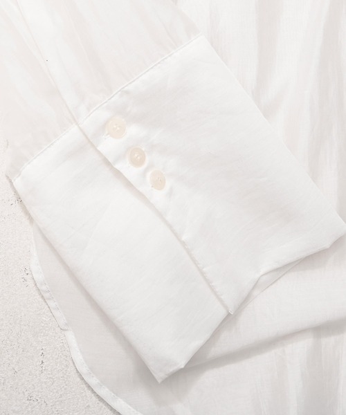 Dita Muaj.（ディータムアージュ）の「【夏のUV対策にも◎】シアーフリルシャツ（シャツ/ブラウス・レディース・OFF WHT・FREE）」の7枚目の写真