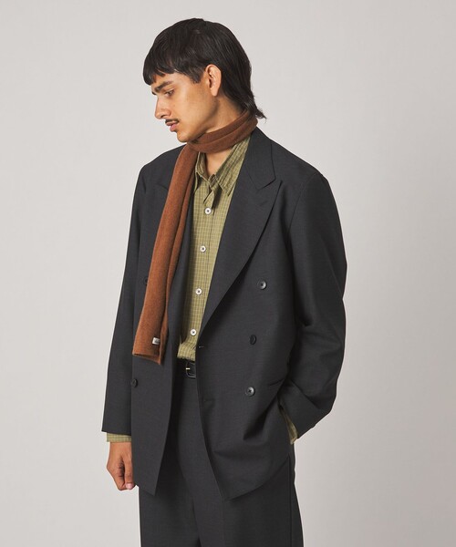 Steven Alan(スティーブンアラン)の「<Steven Alan> マットピケ ダブルブレステッド 6B ジャケット(テーラードジャケット・メンズ・ネイビー/ダークグレー・XL/L/M/S)」の13枚目の写真