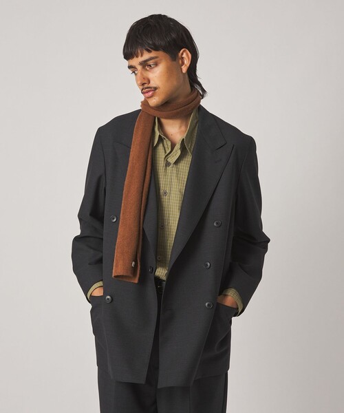 Steven Alan(スティーブンアラン)の「<Steven Alan> マットピケ ダブルブレステッド 6B ジャケット(テーラードジャケット・メンズ・ネイビー/ダークグレー・XL/L/M/S)」の17枚目の写真