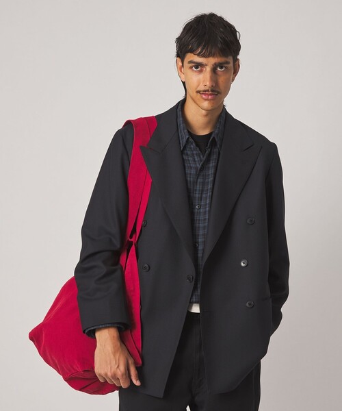 Steven Alan(スティーブンアラン)の「<Steven Alan> マットピケ ダブルブレステッド 6B ジャケット(テーラードジャケット・メンズ・ネイビー/ダークグレー・XL/L/M/S)」の19枚目の写真