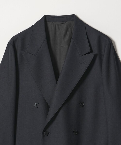 Steven Alan(スティーブンアラン)の「<Steven Alan> マットピケ ダブルブレステッド 6B ジャケット(テーラードジャケット・メンズ・ネイビー/ダークグレー・XL/L/M/S)」の4枚目の写真
