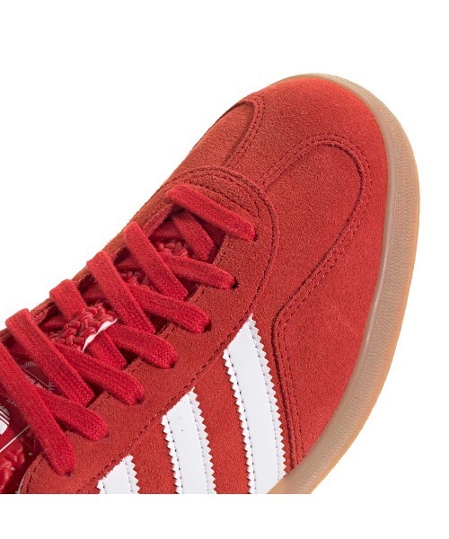 adidas（アディダス）の「adidas originals GAZELLE INDOOR（アディダスオリジナルス ガゼル インドア）（スニーカー・メンズ・レッド系・28.5cm/26.5cm/26cm/27cm/27.5cm/28cm/29cm/25.5cm/25cm/24.5cm/23.5cm/24cm/23cm）」の4枚目の写真