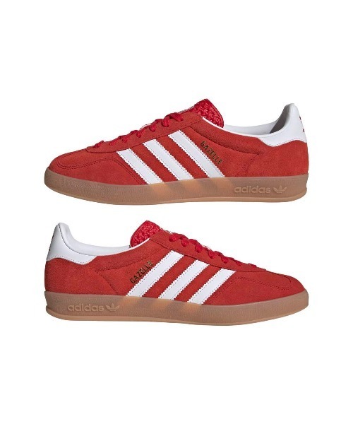adidas（アディダス）の「adidas originals GAZELLE INDOOR（アディダスオリジナルス ガゼル インドア）（スニーカー・メンズ・レッド系・28.5cm/26.5cm/26cm/27cm/27.5cm/28cm/29cm/25.5cm/25cm/24.5cm/23.5cm/24cm/23cm）」の6枚目の写真