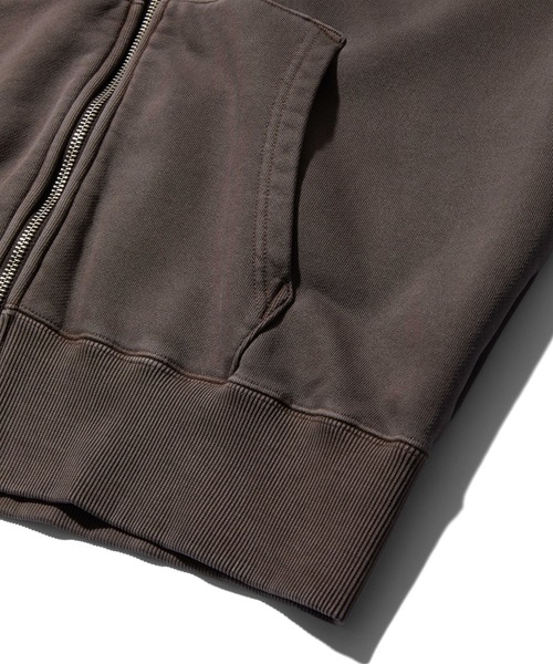 X-girl(エックスガール)の「PIGMENT DYED FACE PATCH AND LOGO ZIP UP SWEAT HOODIE(パーカー・レディース・ブラウン/ピンク/ブラック・S/M)」の20枚目の写真