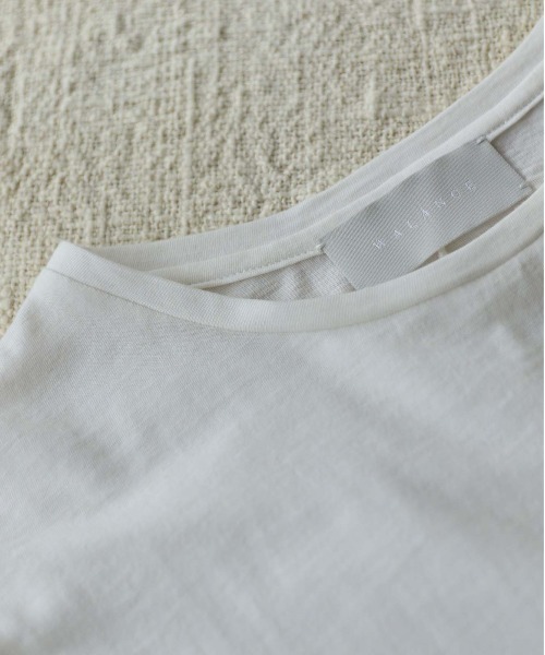 WALANCE(ワランス)の「COTTON CASHMERE RELAX T(Tシャツ/カットソー・レディース・オフホワイト/ダークブラウン/カーキ・FREE)」の18枚目の写真