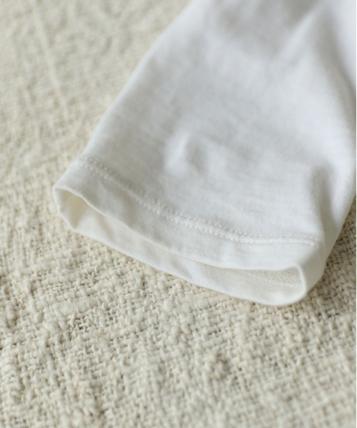 WALANCE(ワランス)の「COTTON CASHMERE RELAX T(Tシャツ/カットソー・レディース・オフホワイト/ダークブラウン/カーキ・FREE)」の20枚目の写真