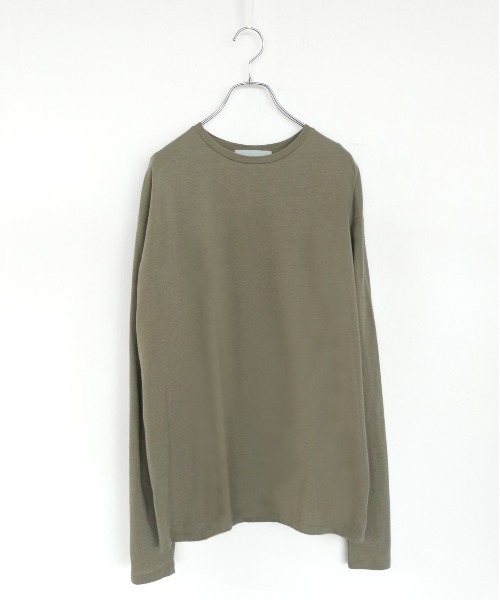 WALANCE(ワランス)の「COTTON CASHMERE RELAX T(Tシャツ/カットソー・レディース・オフホワイト/ダークブラウン/カーキ・FREE)」の22枚目の写真