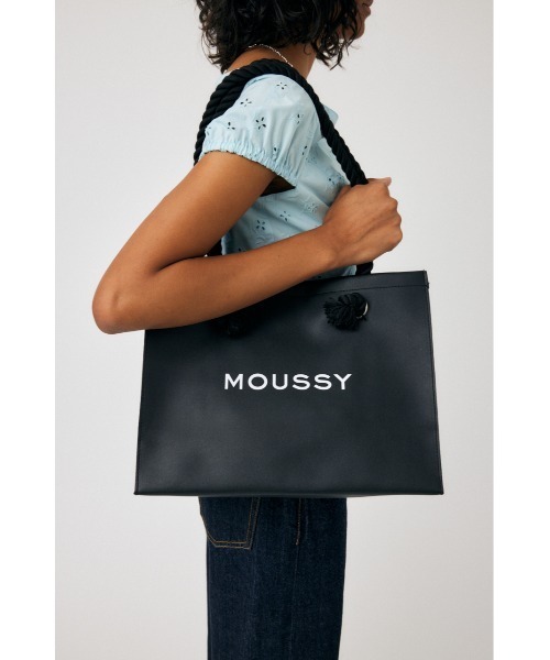 MOUSSY(マウジー)の「【WEB限定】【再入荷】MOUSSY F/L SHOPPER バッグ(トートバッグ・レディース・ブラック・FREE)」の1枚目の写真