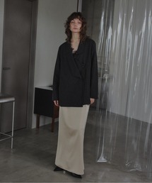LE'RURE（リルアー）の「Irregular collar melange jacket（テーラードジャケット）」