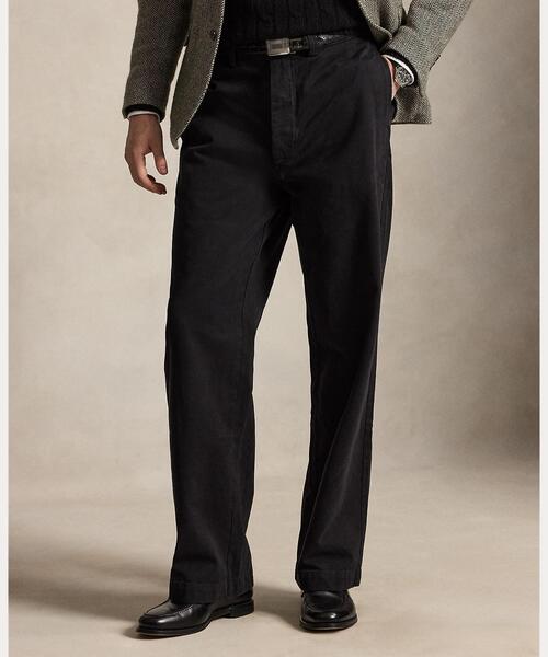 POLO RALPH LAUREN(ポロ ラルフ ローレン)の「ビッグ チノ(チノパンツ・メンズ・ブラック系1・28/30/32/32/34/32/30/30/36/32)」の3枚目の写真